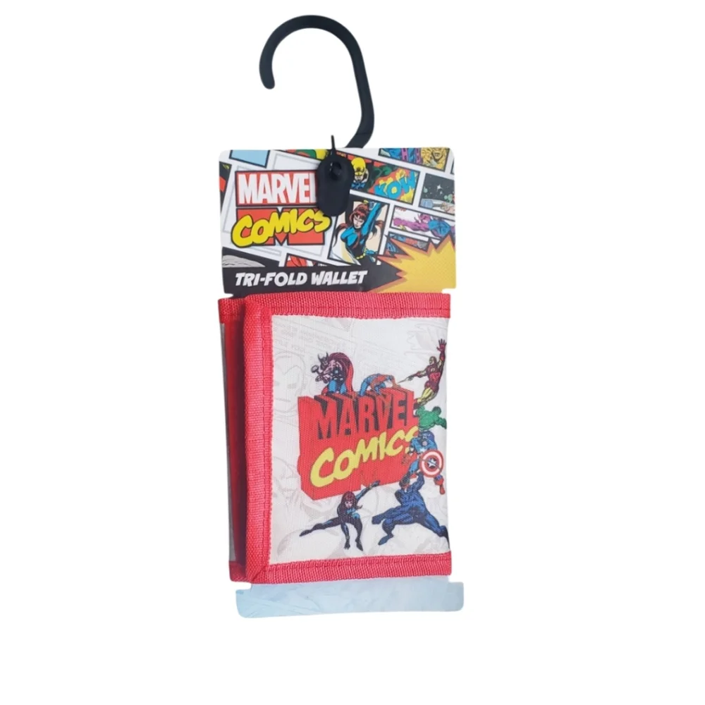 Boy's Marvel Comic Trifold Wallet